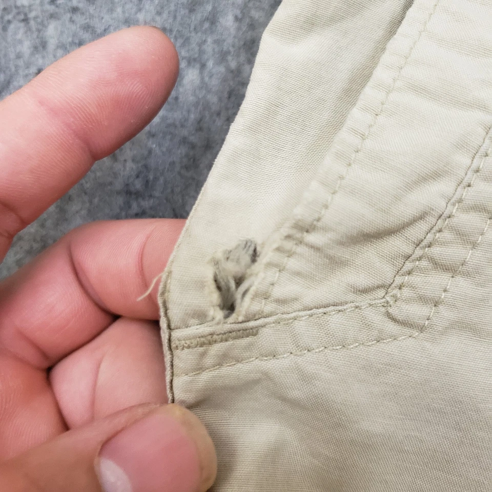 Pantalones Cortos Woolrich Para Hombre 38 Beige Chino Aire Libre Senderismo Algodón Ligero Adulto * Foto 4 de 4