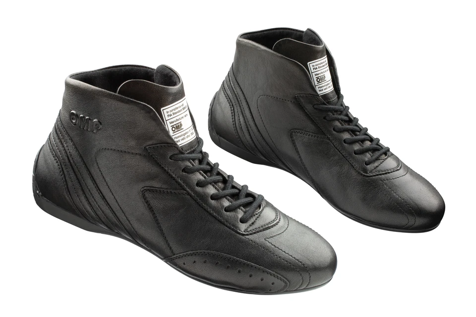 OMP Carrera Vintage Racing Driver Boots Classic Leather Fireproof FIA 8856-2018 - Изображение 4 из 4