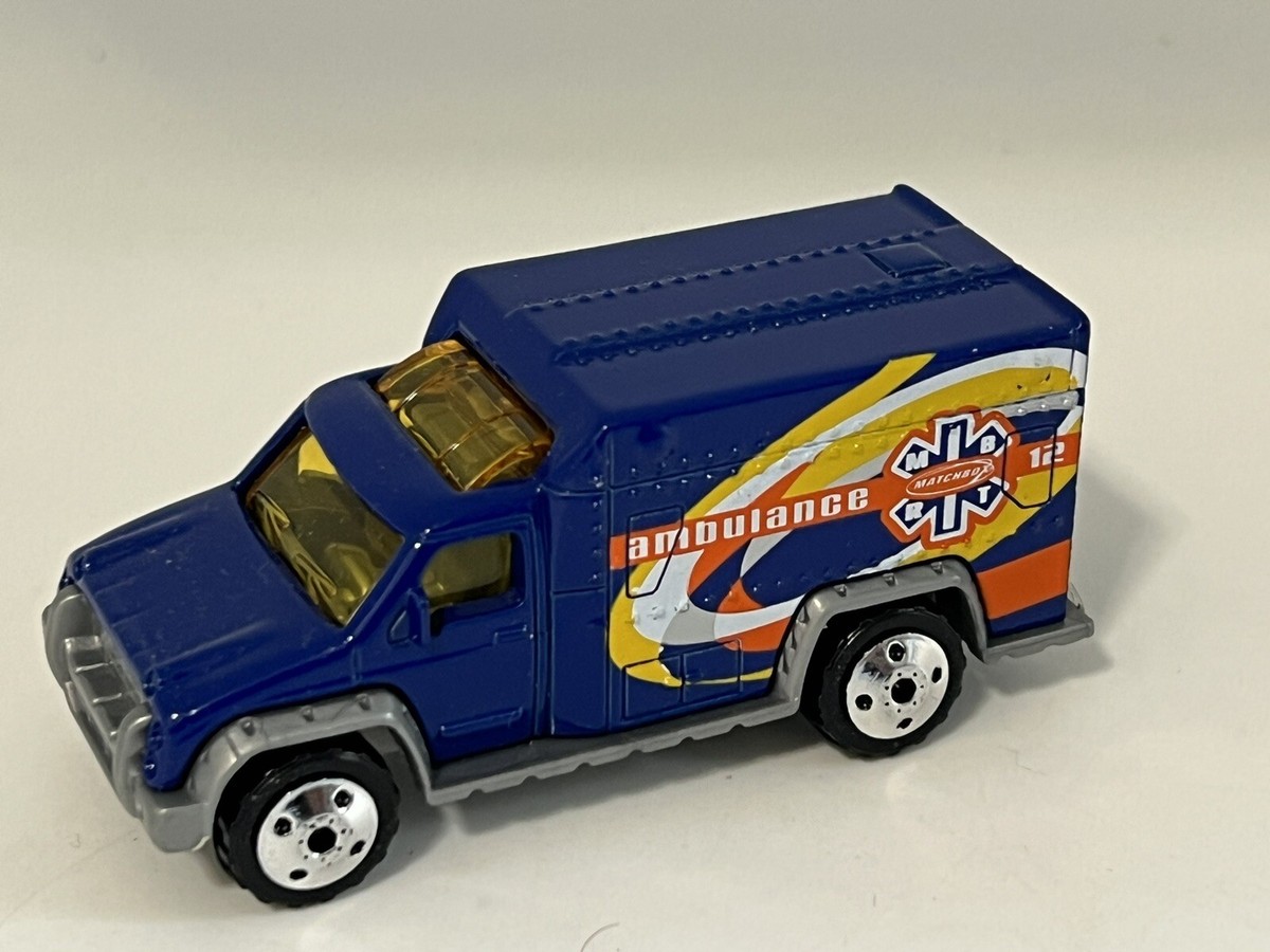 Matchbox Hero City #12 Ambulance To the Rescue! Blue 2000 | eBay