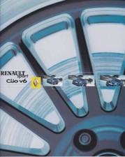 Catalogue Brochure RENAULT Sport Clio V6 09/2002 France