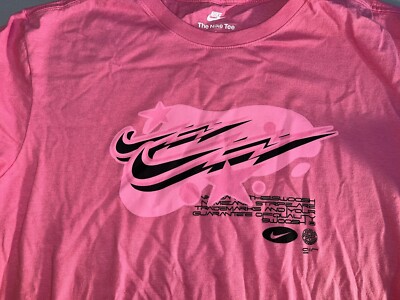 volt pink nike shirt