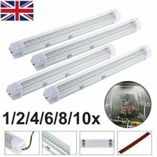 12V Car Van Interior Lights Strip Bar 108 LED Bus Caravan ON/OFF Switch 12 VOLT