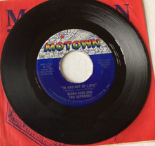 DIANA ROSS & SUPREMES &ldquo;In & Out of Love&rdquo; MOTOWN Records 45 RPM Vinyl FREESHIP