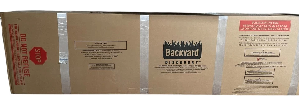 Juego de columpios de madera de cedro Backyard Discovery Buckley Hill - gran ahorro (E350) Foto 4 de 4