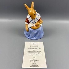 Mother Bunnykins Figurine DB472 75th Anniversary 207/500 Royal Doulton 2009 COA