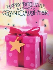 Happy Birthday GrandDaughter Smile 5  x7  Hallmark Greeting Card Grand