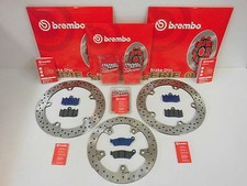 Brembo Bremsscheiben Bremse vorne + hinten + Bremsbeläge BMW R 1200 GS + Advent.