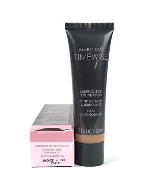 MARY KAY TIMEWISE LUMINOUS 3D FOUNDATION~IVORY, BEIGE, BRONZE~NIB~DISCONTINUED!