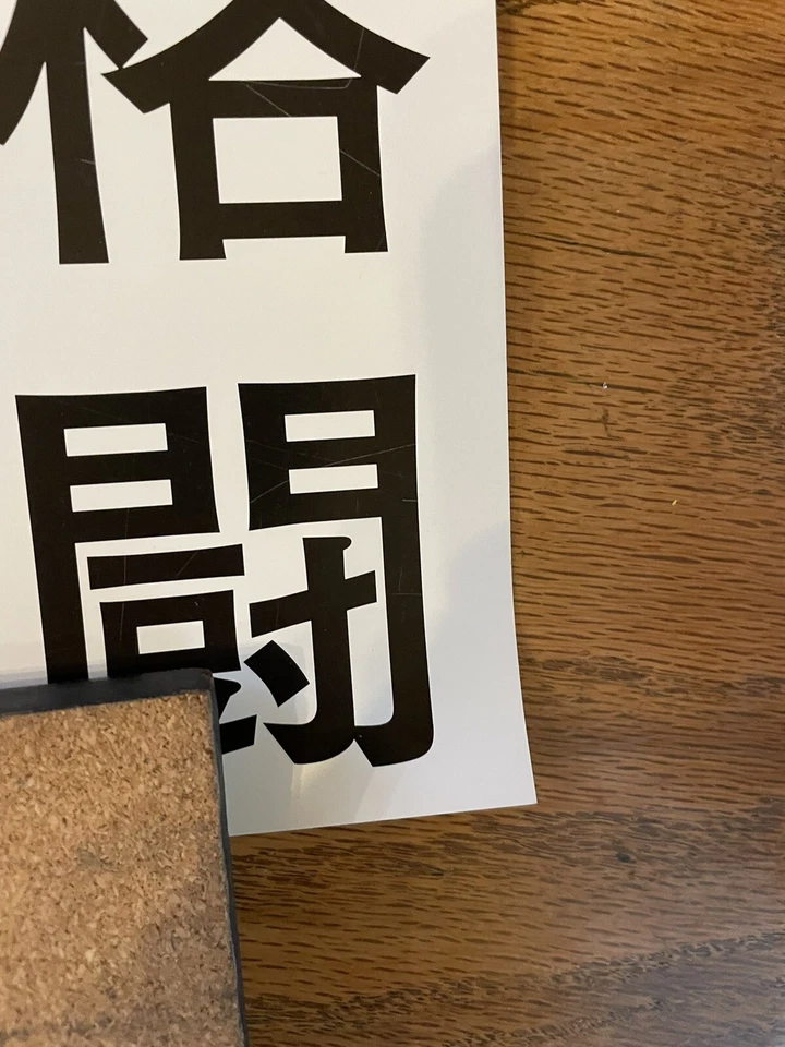 Póster oficial PRIDE FC Bushido 7, B3 UFC JAPONÉS, One FC, excelente Foto 3 de 4