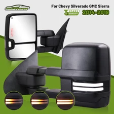 Switchback Tow Mirrors Power Heated for 14-19 Silverado Sierra 1500 2500 3500