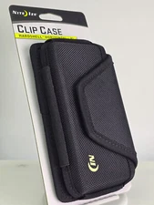 Nite Ize Universal Hardshell XL Holster Case Rugged Pouch w/Belt Clip - Black