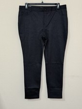DKNY Jeans Women s Gray Mid Rise Comfort Slim Ponte Pant Stretch Pants s XL