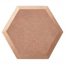 1pc Wood Boards Ceramic Clay Drying Board Ceramic Making Tools Hexagon Tan