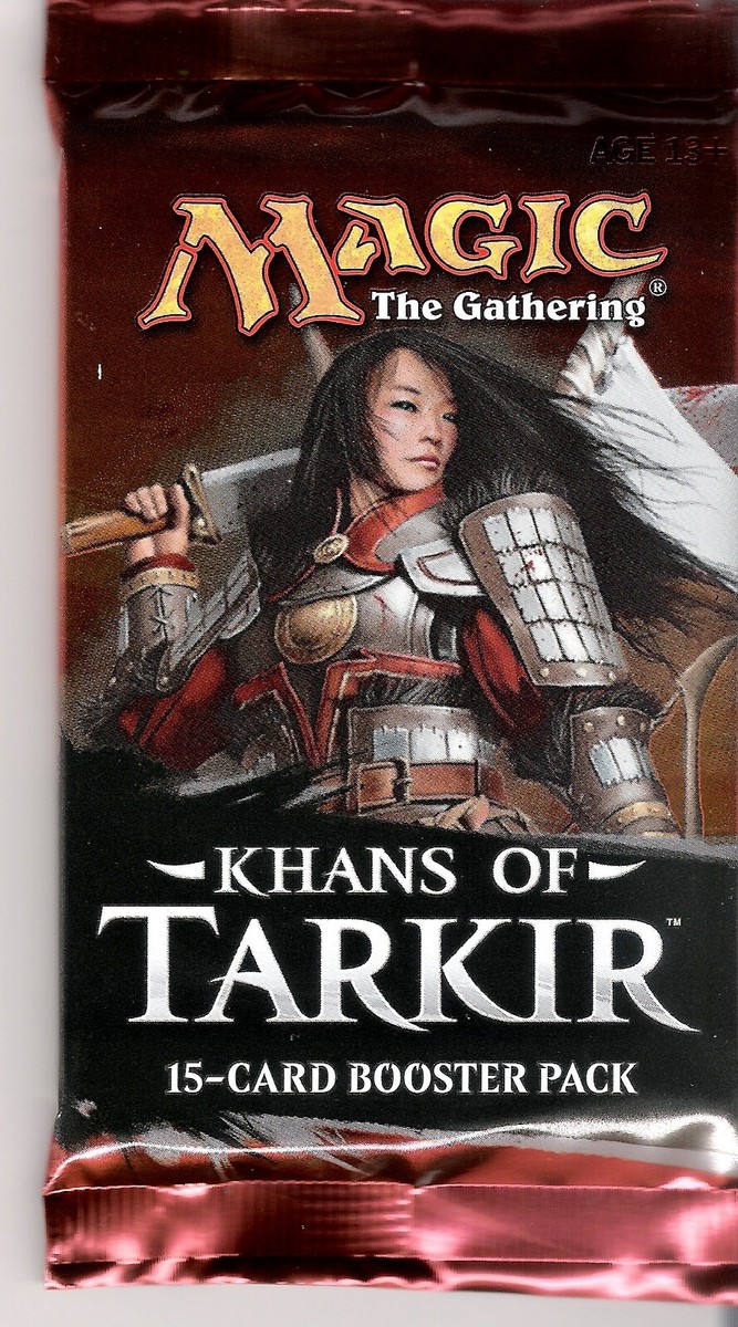 Magic "Khans of Tarkir" 15-Card Sealed Booster Pack X1 | eBay Magic "Khans of Tarkir" 15-Card Sealed Booster Pack X1 | eBay