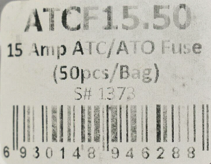 350 Count - XScorpion 15 AMP CAR TRUCK BOAT MARINE RV ATC/ATO Regular Blade Fuse - Image 4 of 4