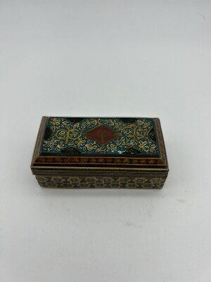 Inlaid Box, Perfect Khatam Product, Khatam Kari Wooden box, Small Jewelry Box,