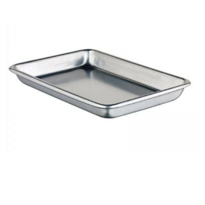 Winco Aluminum 1/8 Size Sheet Pan, 9''X6'', Silver | 1/Each