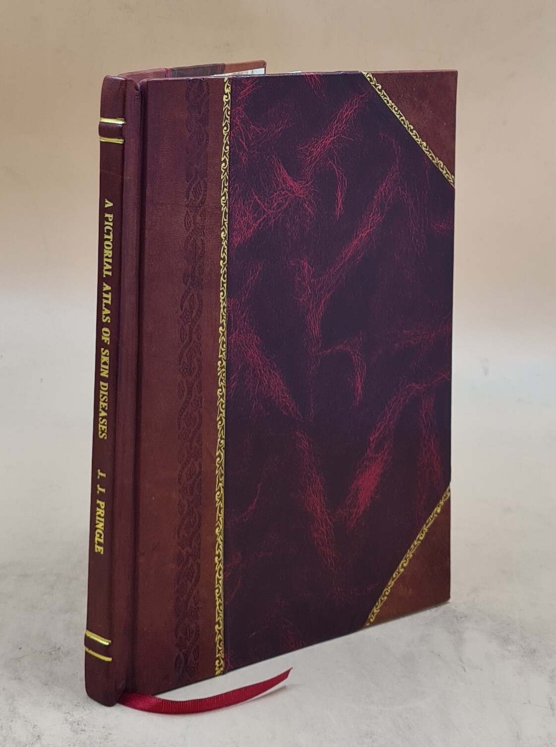 Vintage Leather-Bound Pictorial Atlas of Skin Diseases and Syphilis Vol