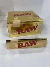 Raw Ethereal Classic King Slim Rolling Papers - Full Box 50ct 32 Leafs Per Pack