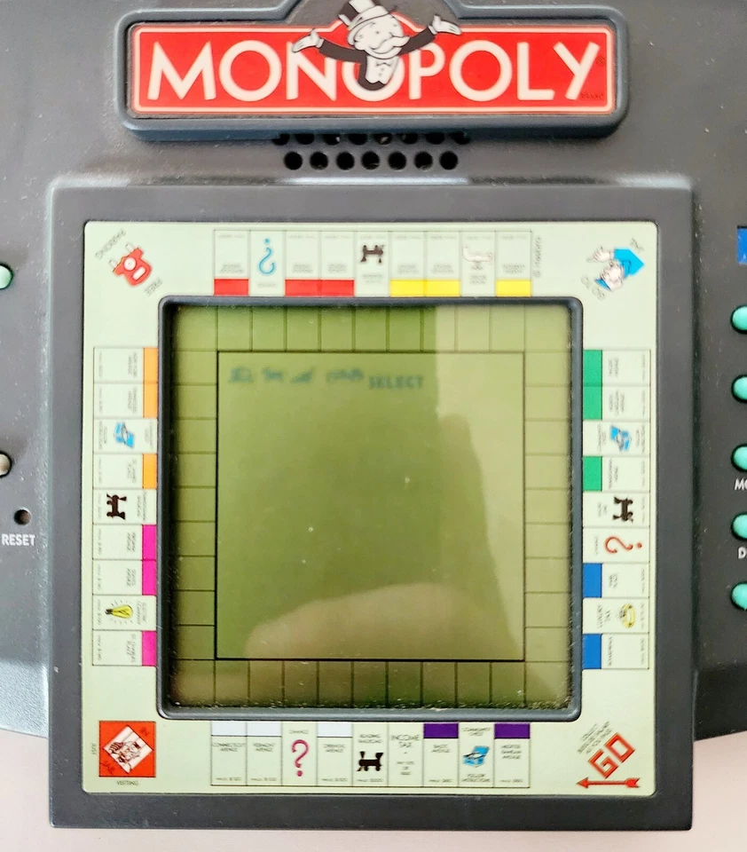 1997 Monopoly Handheld Electronic Video Game Hasbro Vintage Tested Works C11-13 - Image 2 of 4