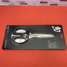 Shun Multi Purpose Shears Stainless Steel Kitchen Scissors DM7300 Black 3.5 I...