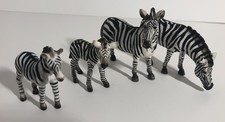 SCHLEICH  MOJO - ZEBRA HERD - Retired Animals Mare, Foals, Stallion Lot