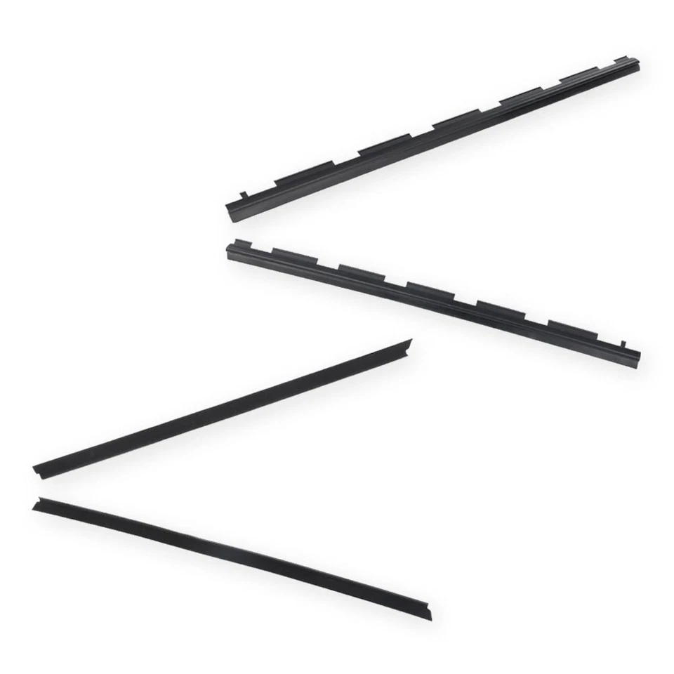 Fit For Chevy Truck Inner & Outer Window Sweep Felt Seal Weatherstrip Kit 4Pcs - Изображение 2 из 4