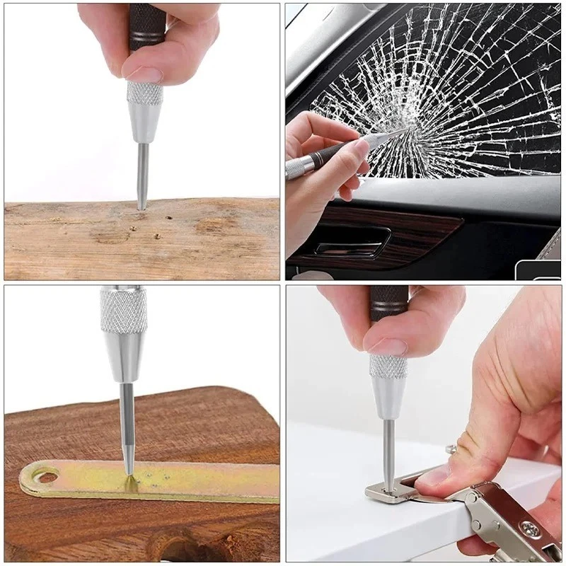 Taladro de metal con resorte ajustable perforador central automático súper fuerte TooL Foto 4 de 4