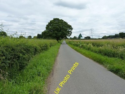 Foto 6x4 Elvers Green Lane in der Nähe von Barston gerade SW des Dorfes Barsto c2016