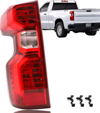 Tail Light Assembly Compatible with 2019-2024 Chevy Silverado 1500 2500HD 3500HD