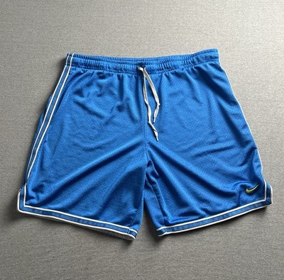 Nike Shorts Womens S Light Blue Mesh Athletic Vintage Silver Tag