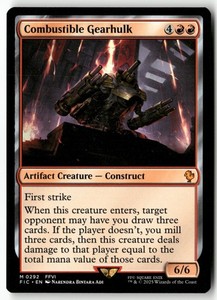 Combustible Gearhulk #292 Commander: FINAL FANTASY Mythic Rare