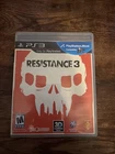 Resistance 3 (Sony PlayStation 3) Complete w/ Manual - Clean & Tested Working