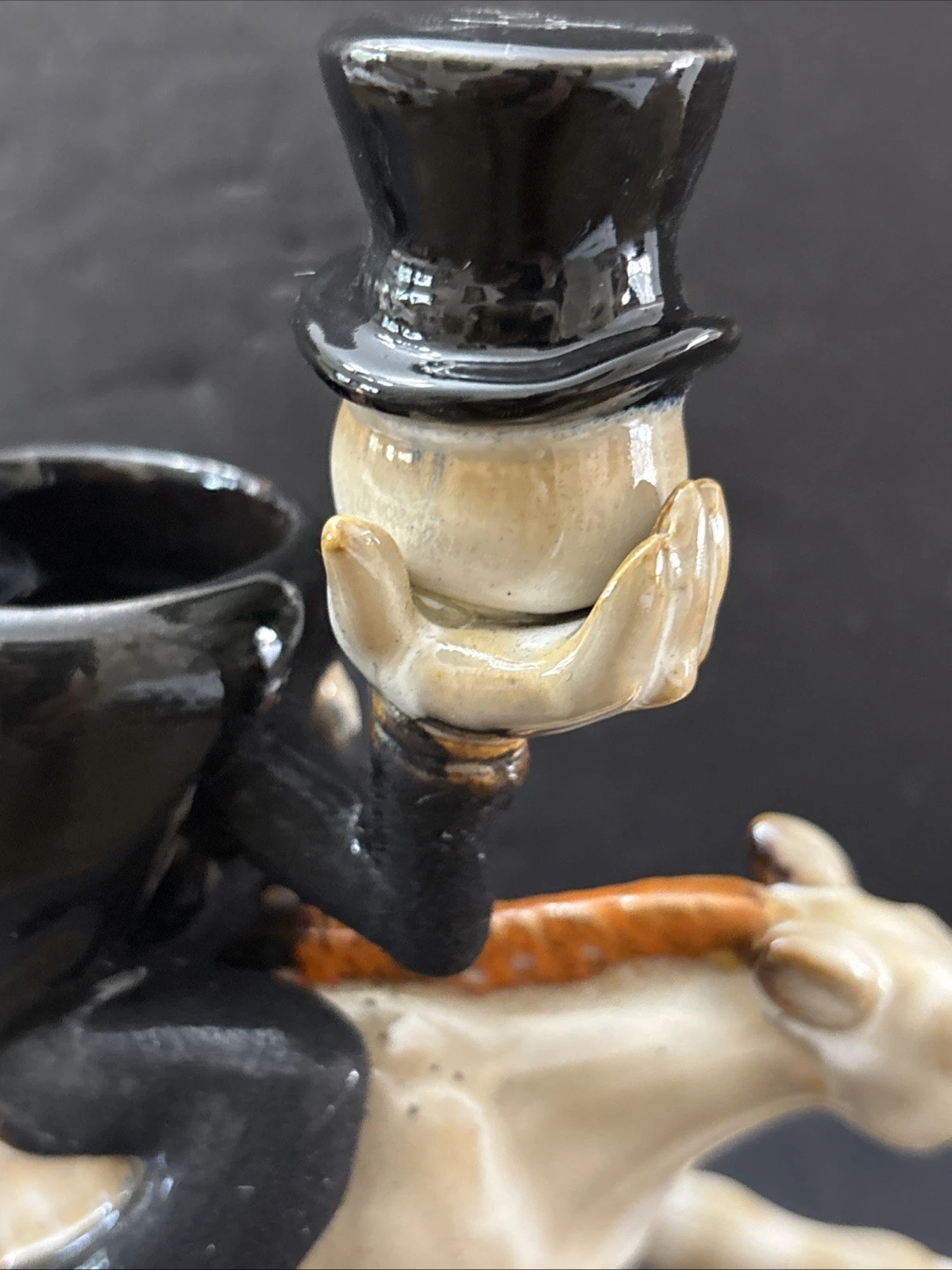 Yankee Candle Boney Bunch Ghost Rider Headless Horseman Votive Holder 2010 Rare image 11