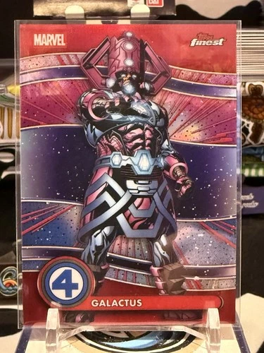 2026 Topps Finest Fantastic Four - Marvel Galactus RED Refractor /5 #060 TZ