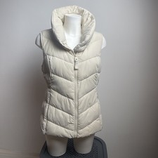 Joules Cream Lightweight Sleevless bodywarmer jacket Size 12 Excellent Condition