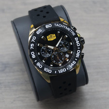 Invicta Reloj De Cuarzo Racing Para Hombre De 43 mm Negro Oro Acero Inoxidable