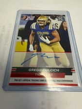 2022 Leaf Pro Set Draft - Autographs Greg Dulcich #PSA-GD2 Red (AU, RC)