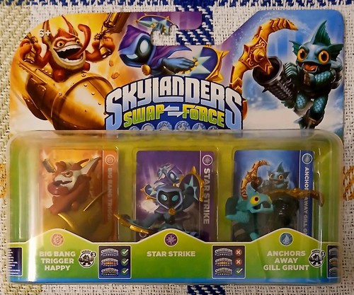 Skylanders Swap Force Triple Pack Bundle (New) Six Figures (Retired) - Picture 3 of 9