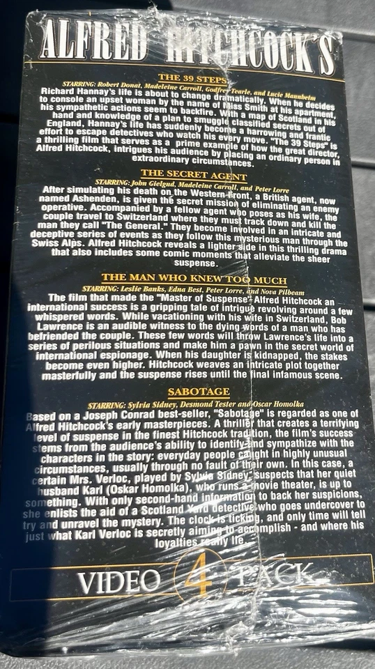 box set of alfred hitchcock vhs collection - Image 3 of 4