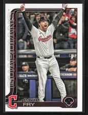 David Fry 2025 Topps #401 Cleveland Guardians