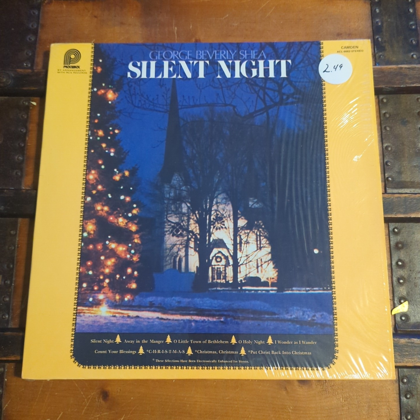 George Beverly Shea Silent Night Vinyl LP Pickwick ACL-9002 Rare Gospel Record