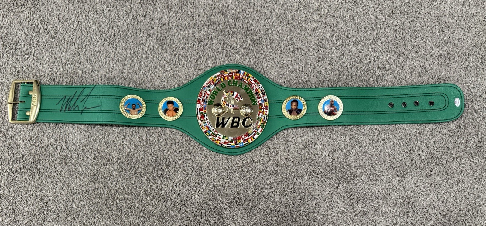 Mike Tyson Autographed Signed WBC Boxing Replica Championship Belt Authentic PSA