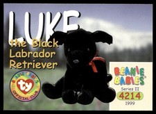 1999 Beanie Babies Series 2 Luke the Black Labrador #193