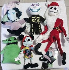 Disney Store A Nightmare Before Christmas bean Bag Plush Lot Of 5 Oggie Jack NWT