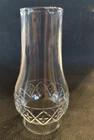 Vintage Federal Glass Petal  5" Fairy Lamp Canldle Hurricane Globe - Globe Only