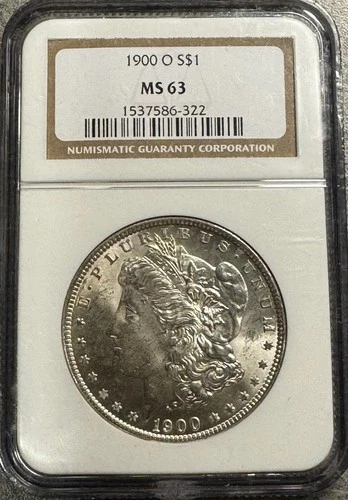 1900-O Morgan Silver Dollar NGC MS63 Free Shipping