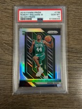 PSA 10 Robert Williams III 2018 Panini Prizm SILVER PRIZM RC #138 GEM MINT