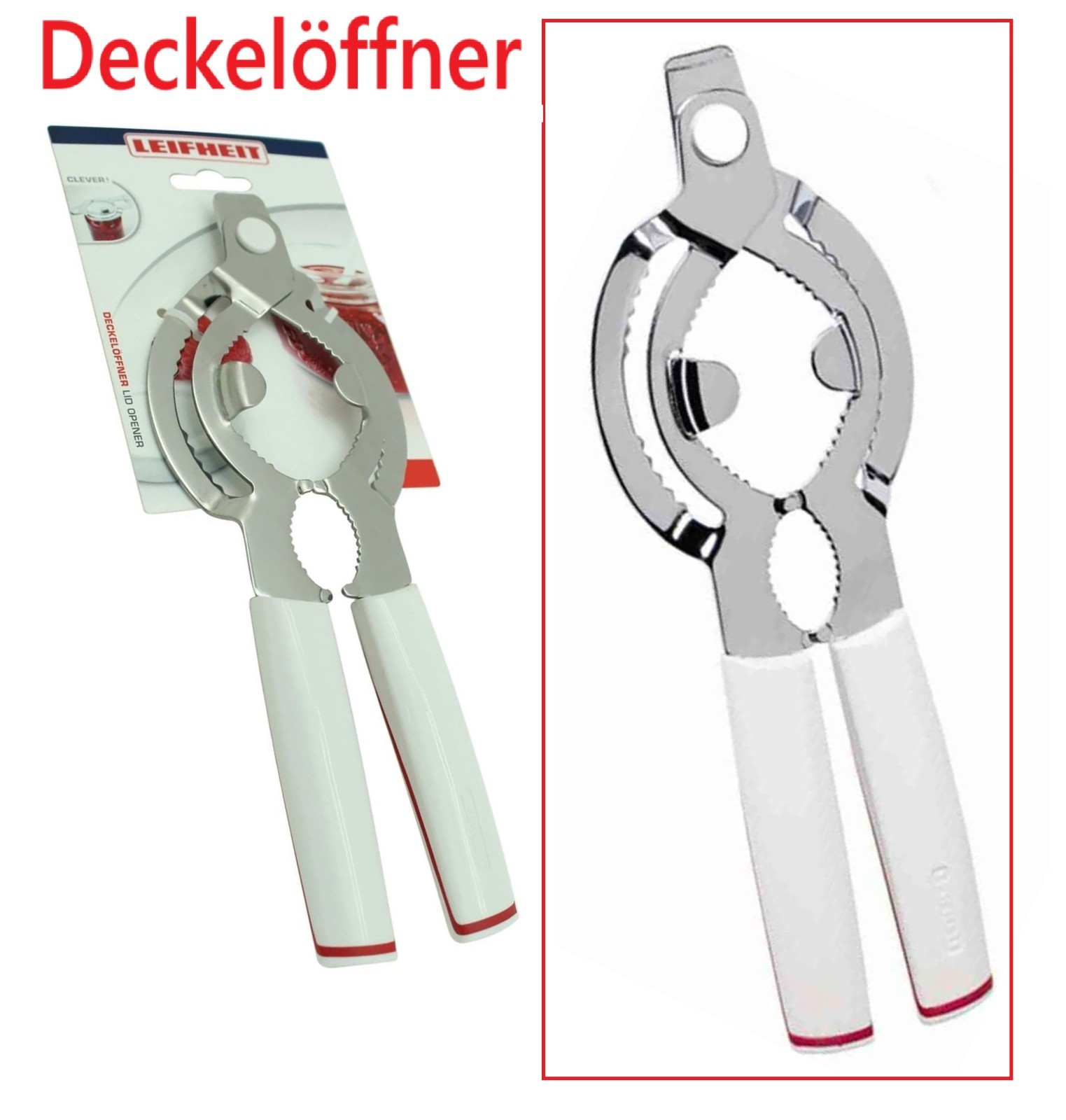 Leifheit Weiß Multifunktionaler Glasöffner - Image 2