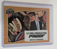 Brian Cashman 2025 Leaf Baseball 4th Of July 1/1 Pre Production Proof Acetate 